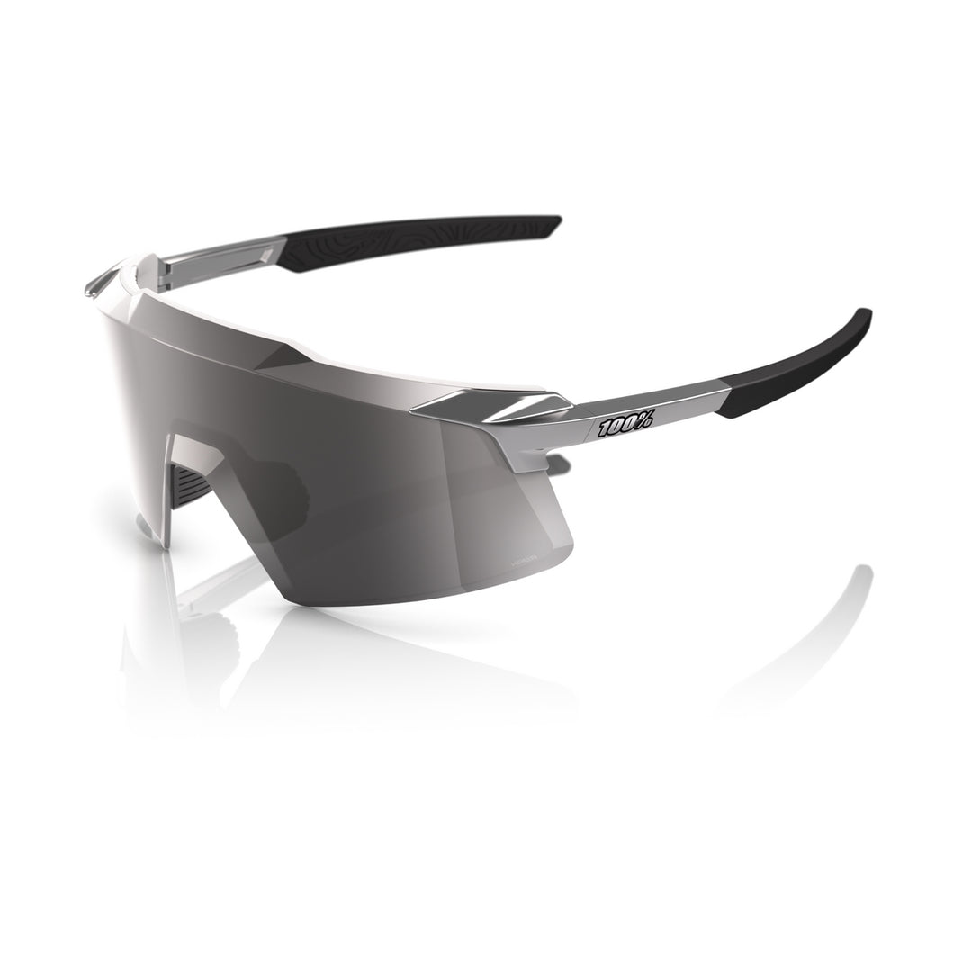 A picture of the Aerocraft Cycling Sunglasses Gloss Black Chrome/Hiper Silver Chrome