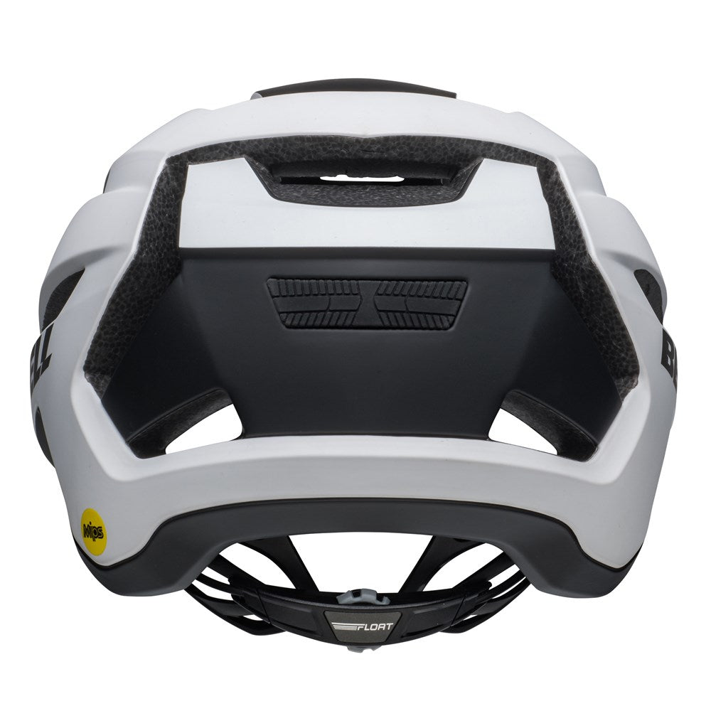 A picture of the back of the Bell 4 Forty Mountain Bike Helmet White Black