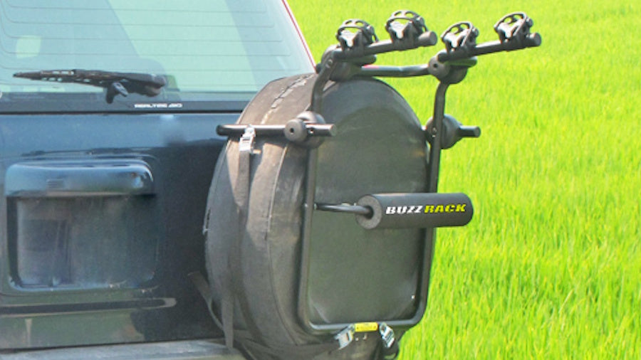 Bike Rack Spare Wheel Mount Icon