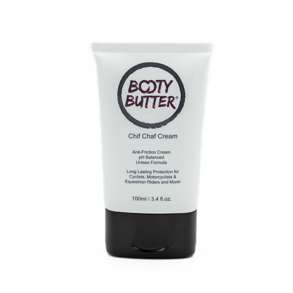 Booty Butter Chif Chaf Cream tube on a white background