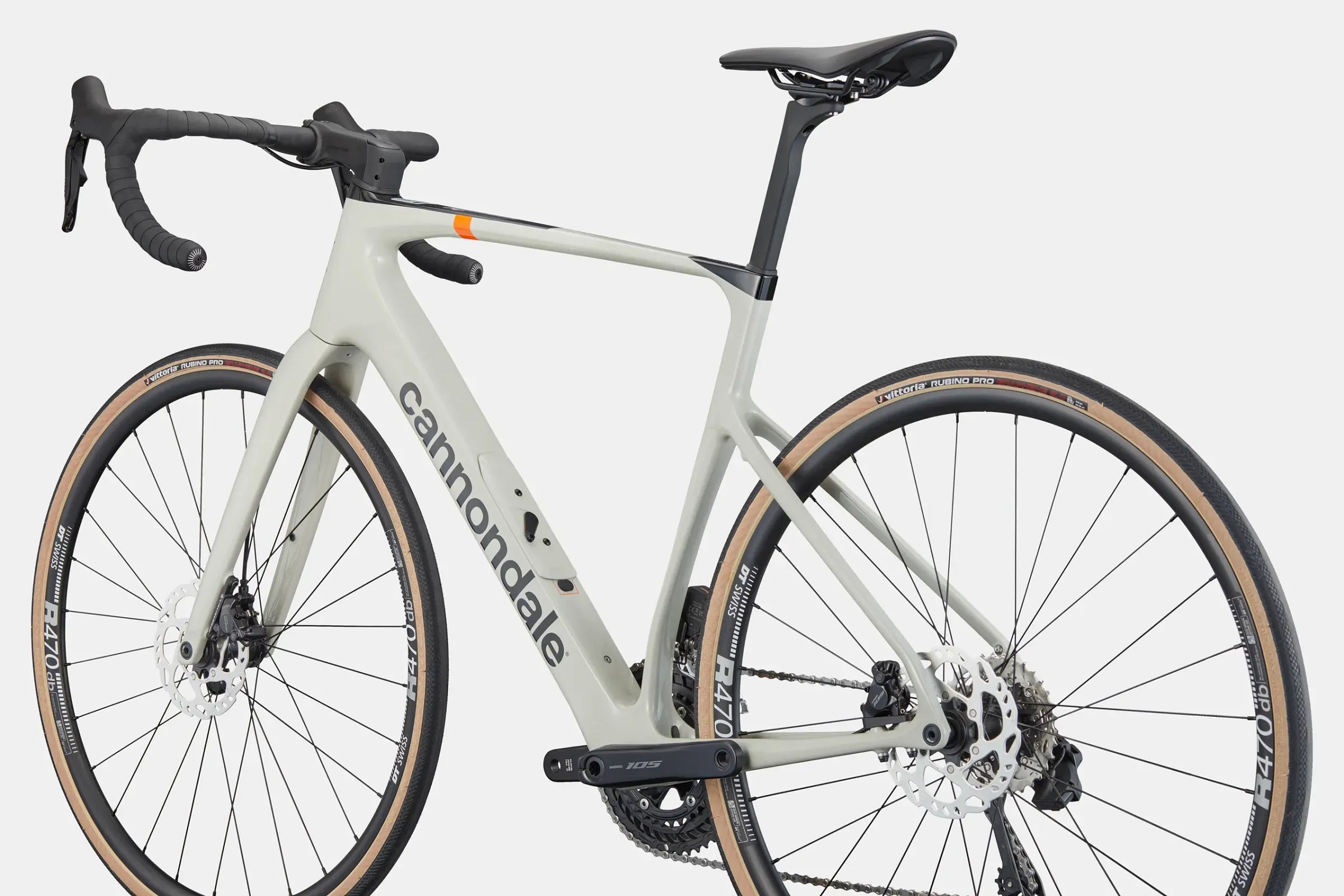 A picture of a Cannondale road bike