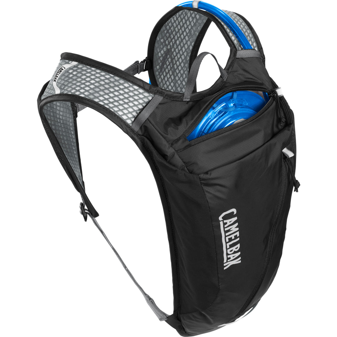 A picture of the Camelbak Rogue Light Hydration Pack from above