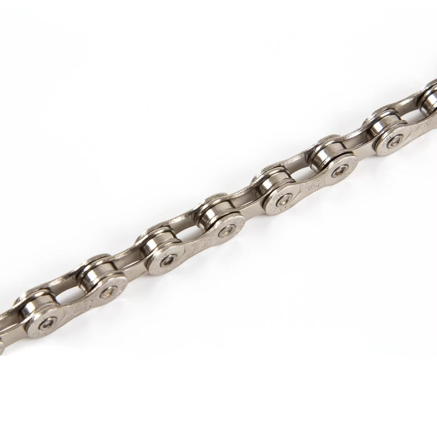 Bicycle chain on a white background