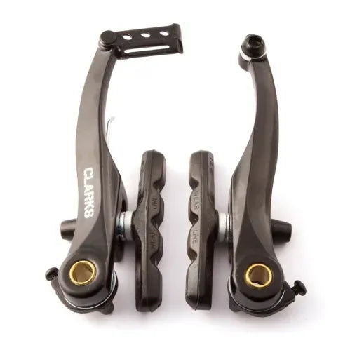 Clarks Bicycle V-Brake Calliper with brake pads on a white background