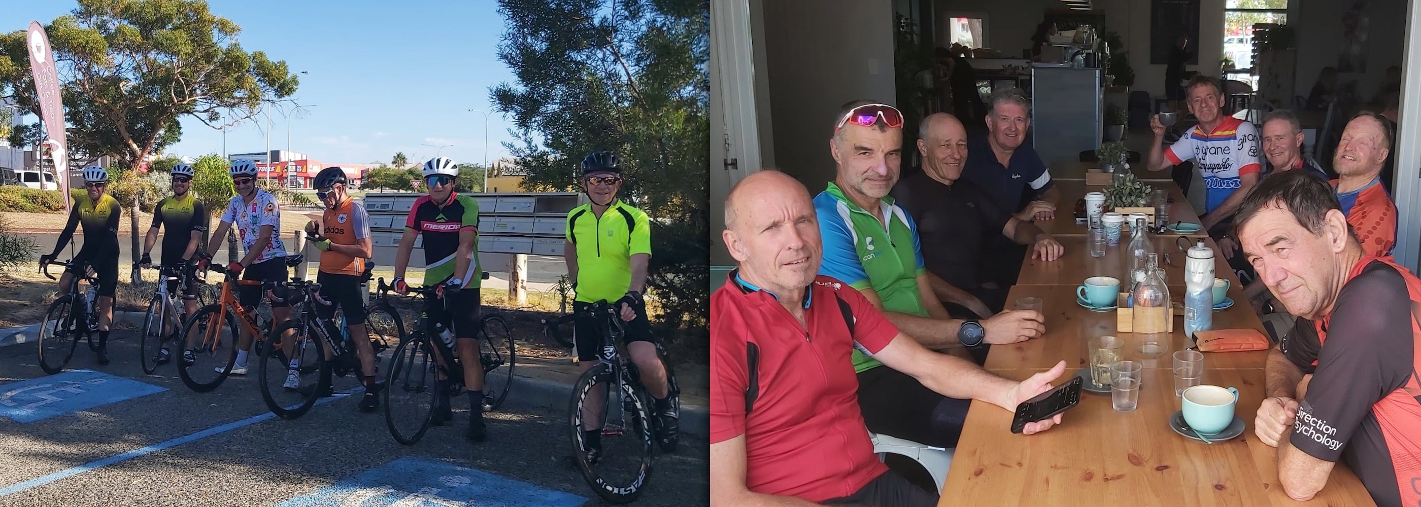 Collage of the Community Rides