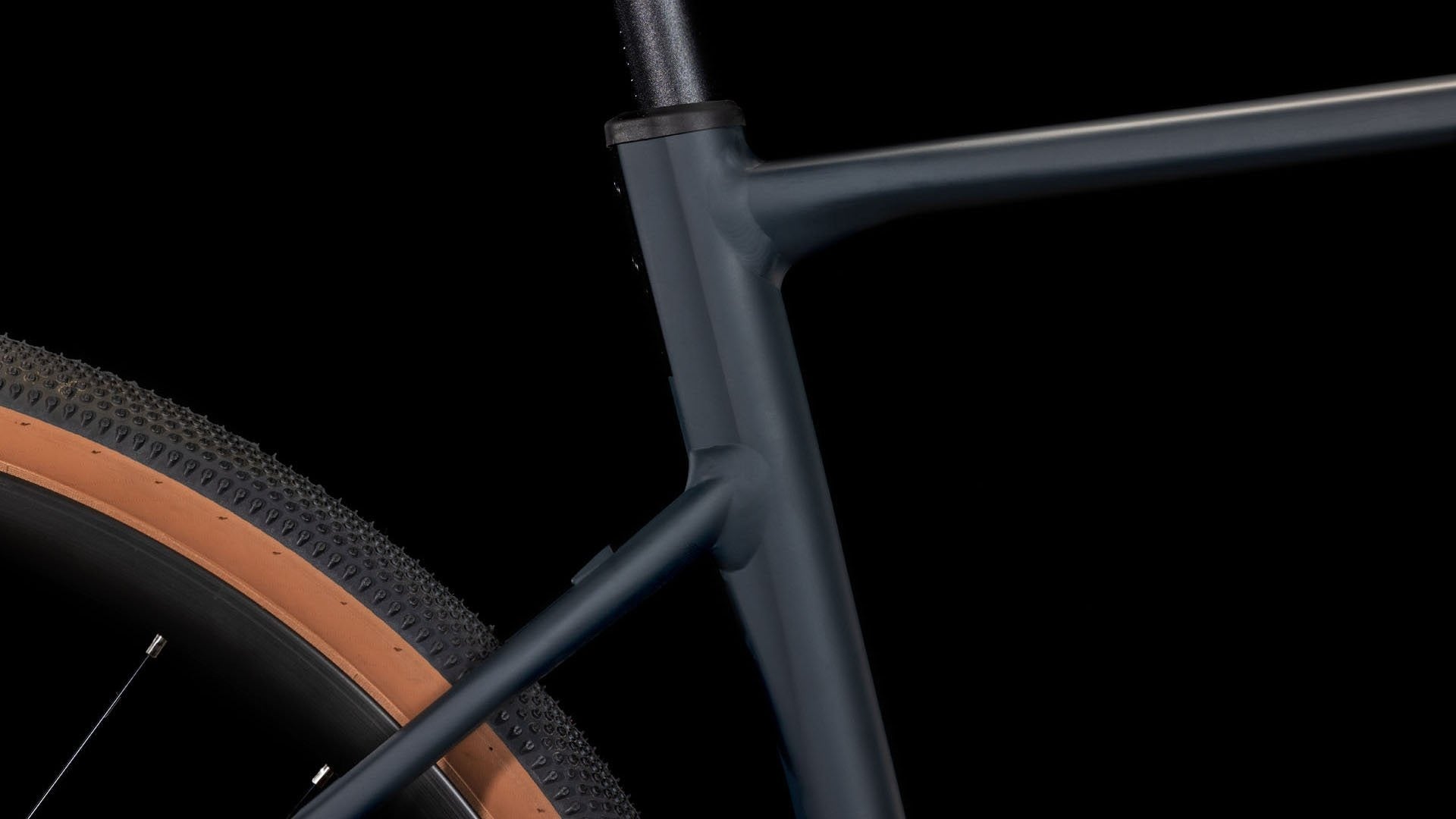 A close up picture of the downtube Cube Nuroad Pro Gravel Bike