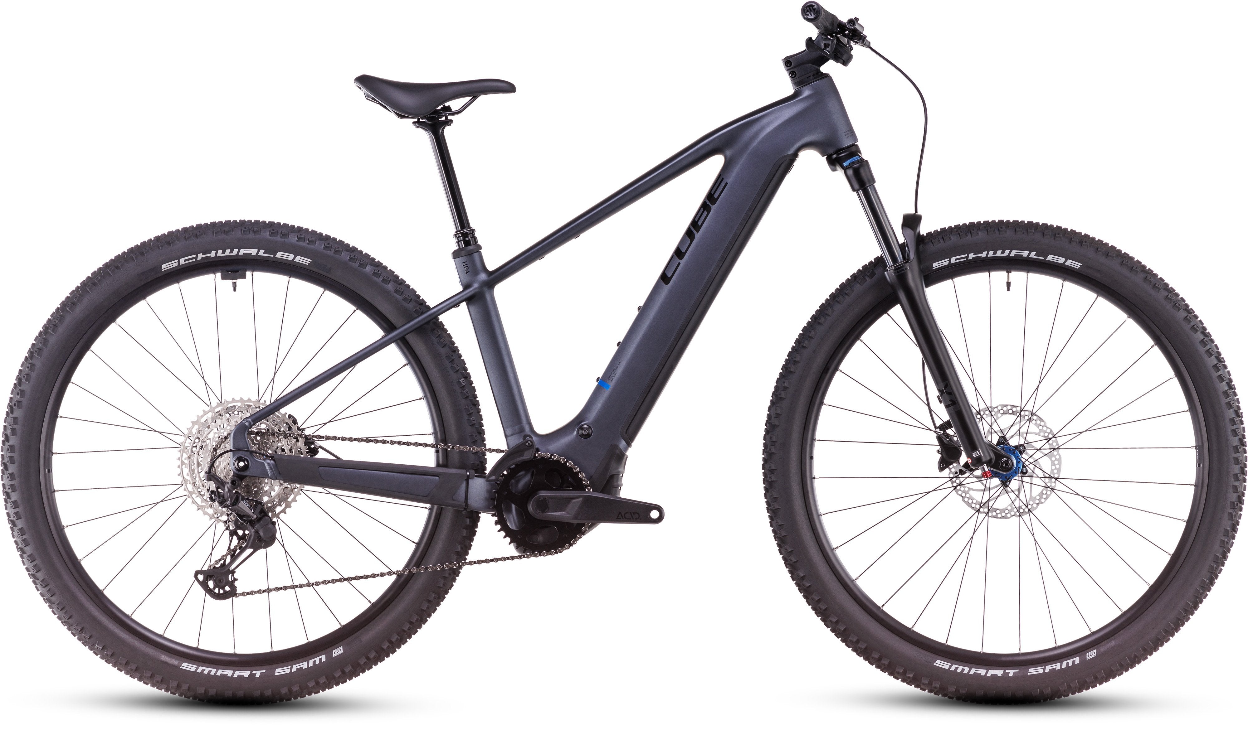 A picture of the Cube Reaction Hybrid Performance 500 Electric Hardtail Bike