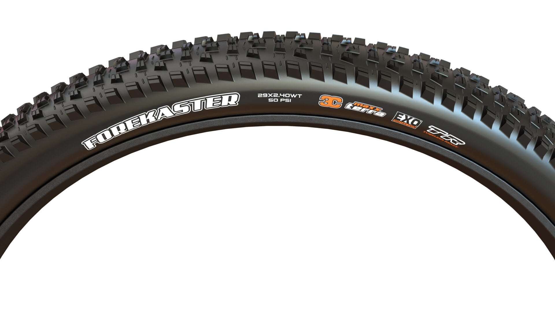 A picture of the Maxxis Forekaster 29" tyre