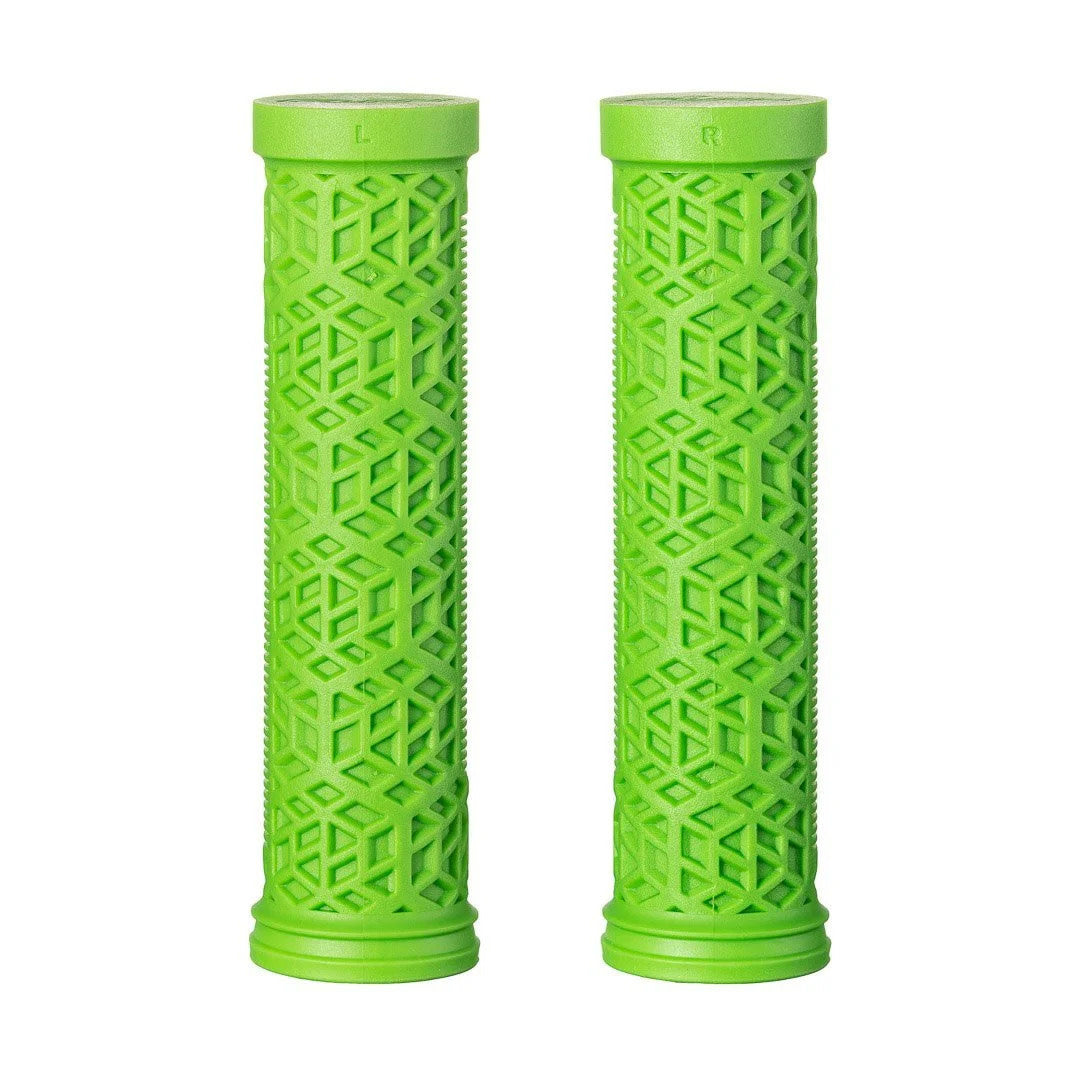 A picture of the green Funn Hilt ES Bicycle Grip