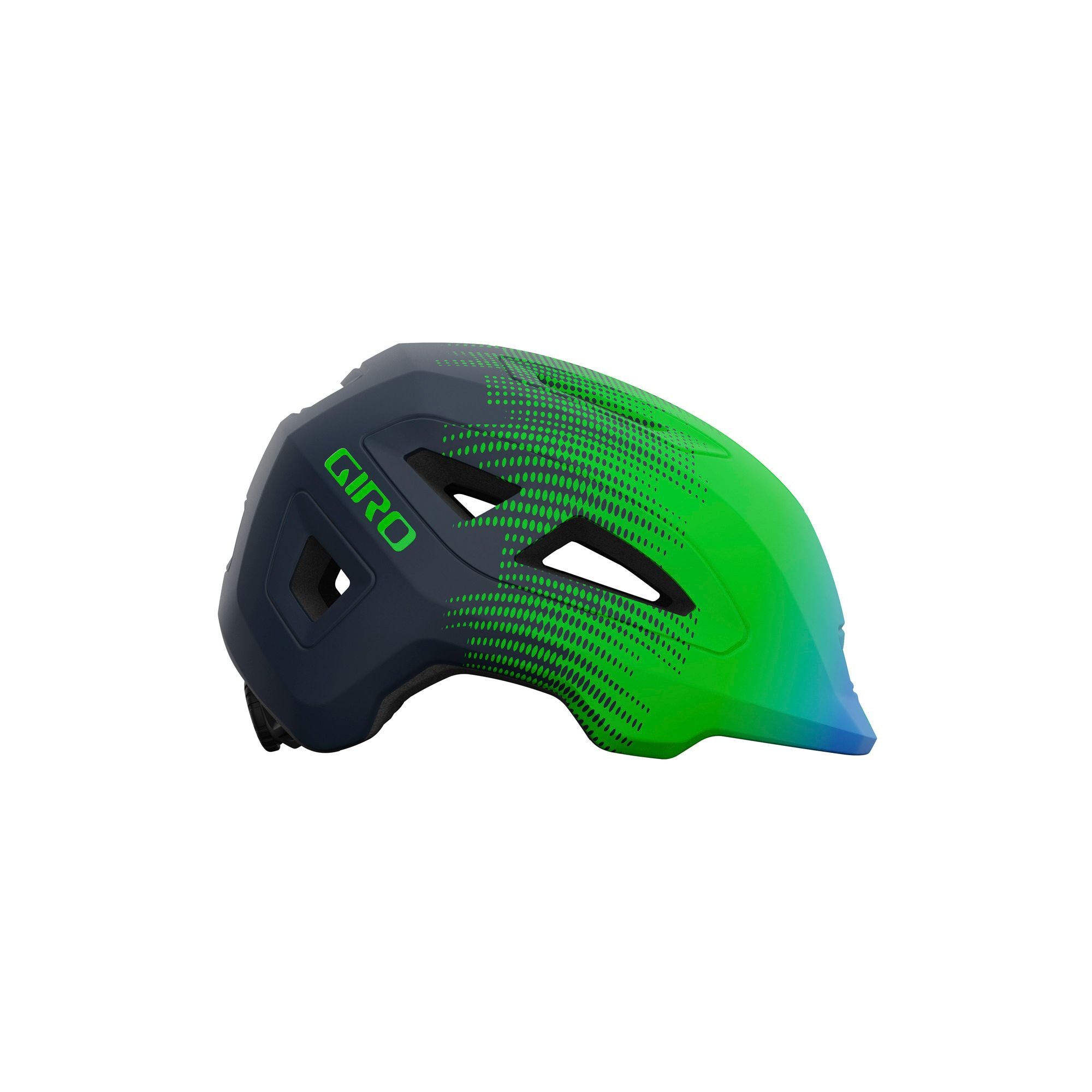 A picture of the blue green Giro Scamp II Kids Helmet