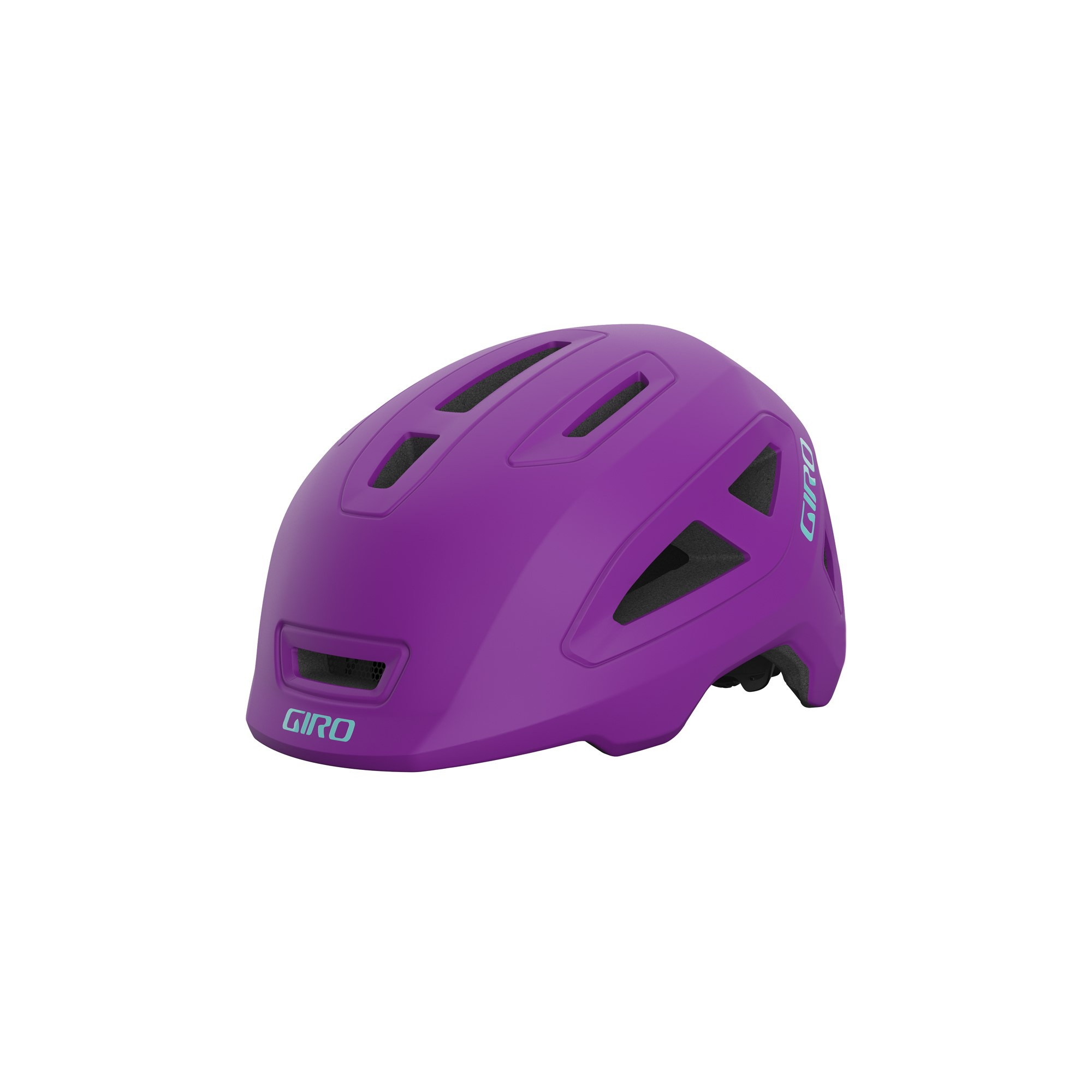 A picture of the purple matt Giro Scamp II Kids Helmet