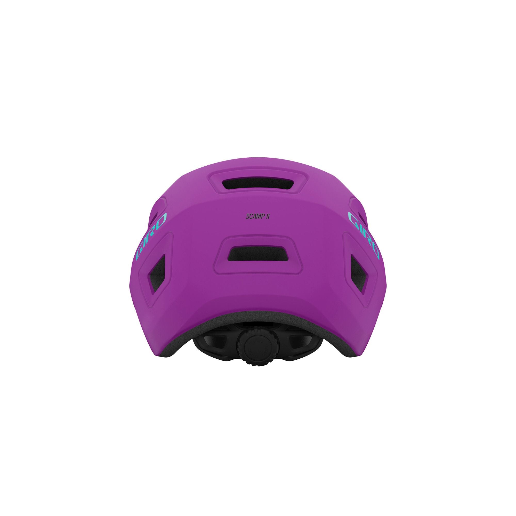 A picture of the purple matt Giro Scamp II Kids Helmet