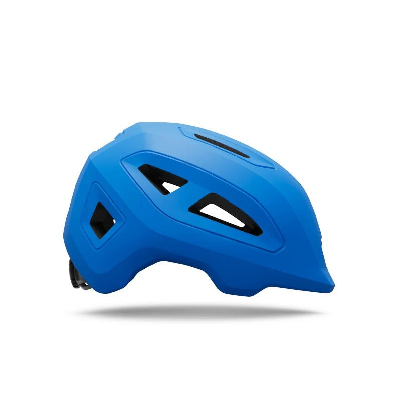 Blue helmet on a white background