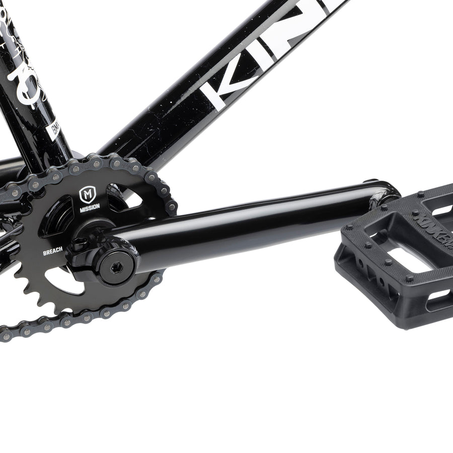 A picture of the chainring on the Kink Curb BMX Bike