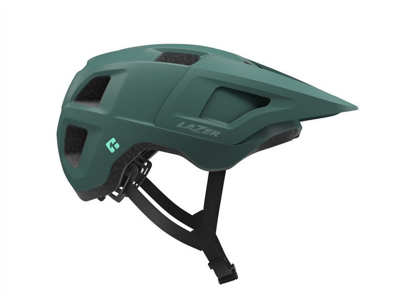 A picture of the sage green Lazer Lupo Kineticore MTB Helmet