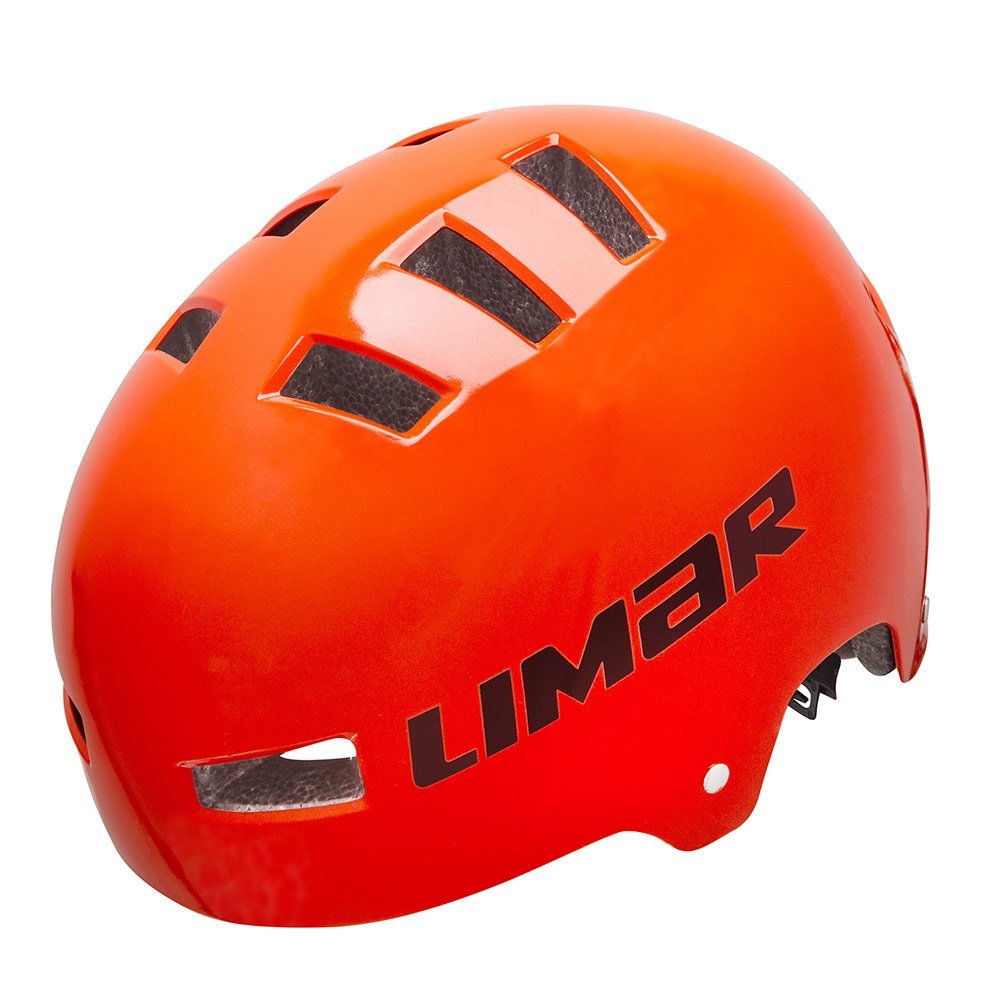 A picture of the orange Limar 360 BMX Skate Helmet