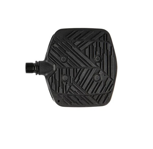 Flat bicycle pedal on a white background