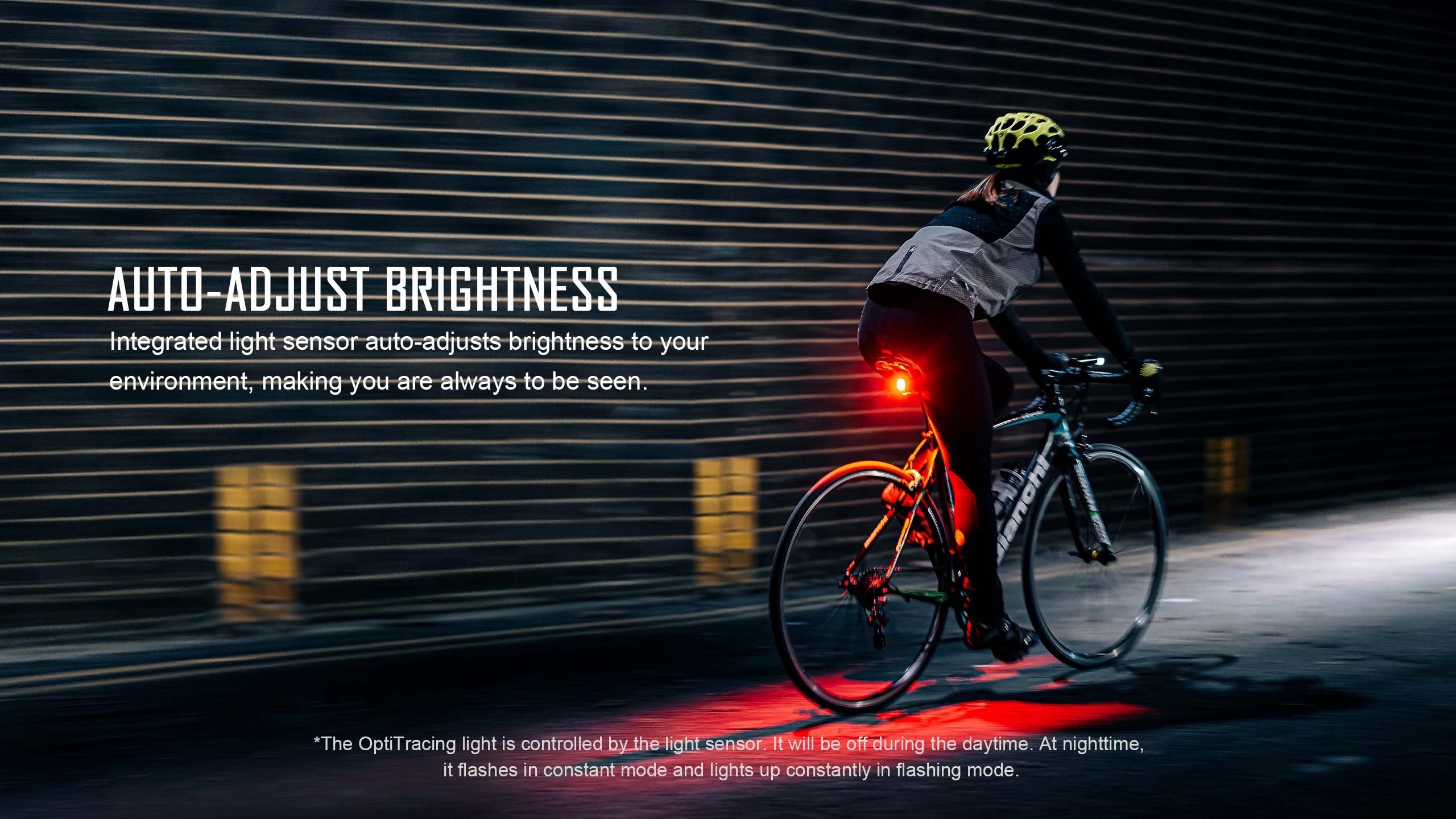 A picture of the Magicshine SeeMee 200 Rear Light mounted to a road bike