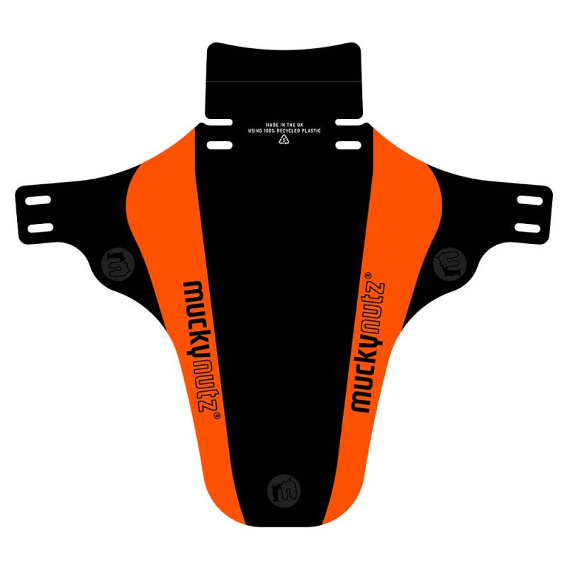 A picture of the orange Mucky Nutz Face Fender Mudguard