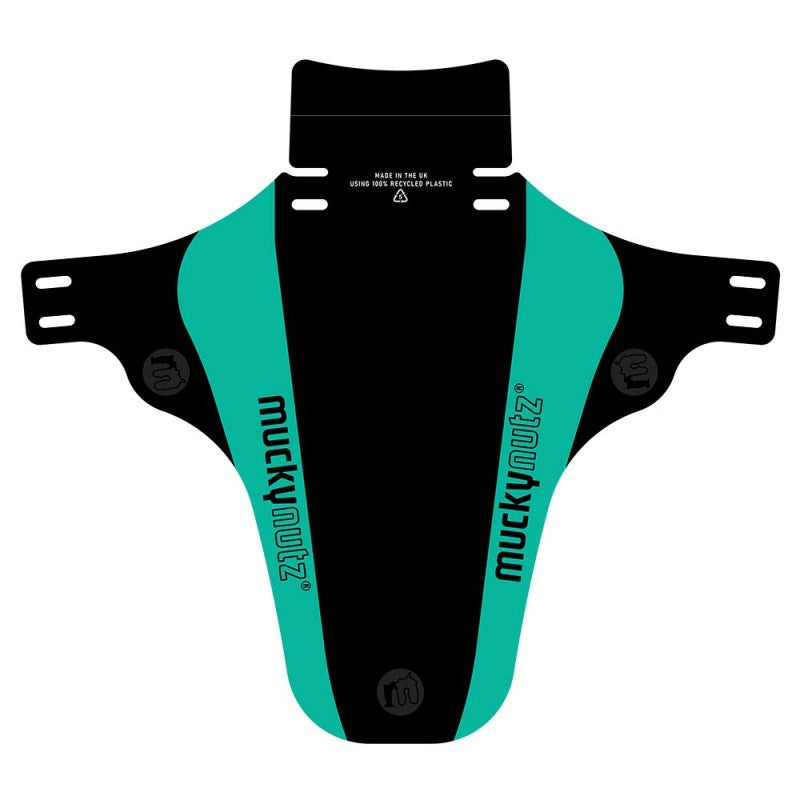A picture of the Teal Mucky Nutz Face Fender Mudguard