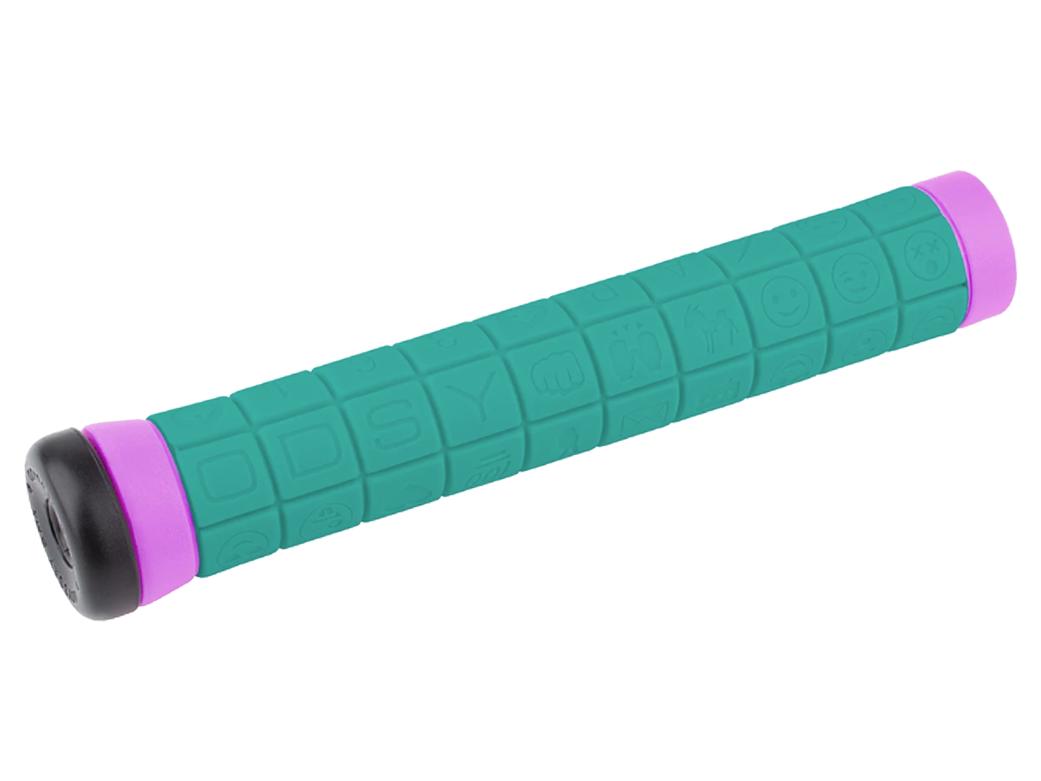 A picture of the pink teal Odyssey Aaron Ross Grips