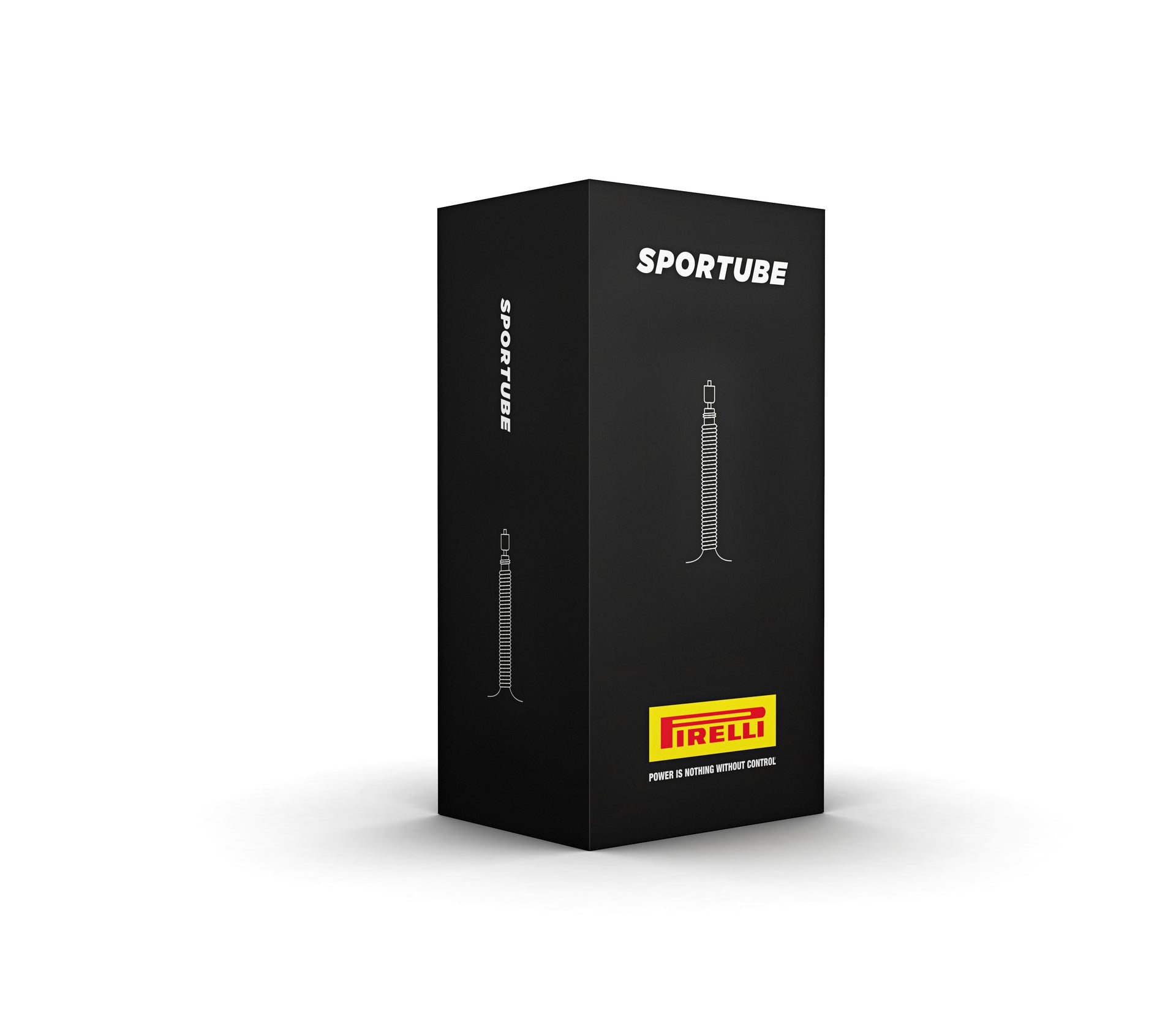 A picture of the Pirelli SporTube in a box