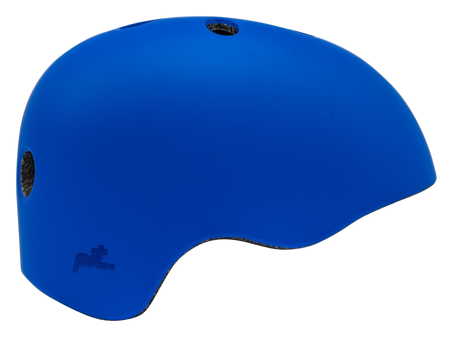 Blue Skate Helmet against a white background