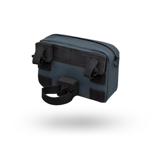 A picture of the back of the Pro Discover Gravel Handlebar Bag Small 2.5Litre