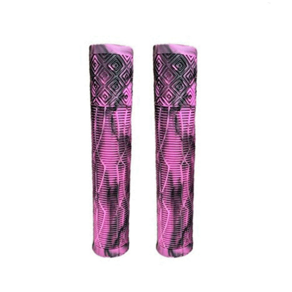 A picture of pink black Scooter Grips