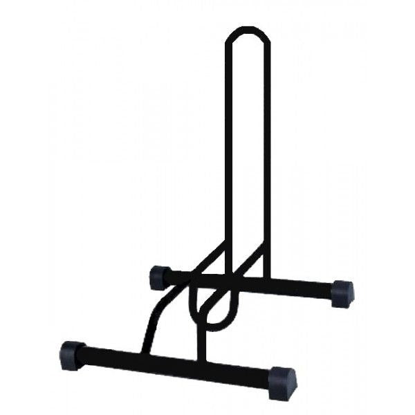 Bike storage stand on a white background