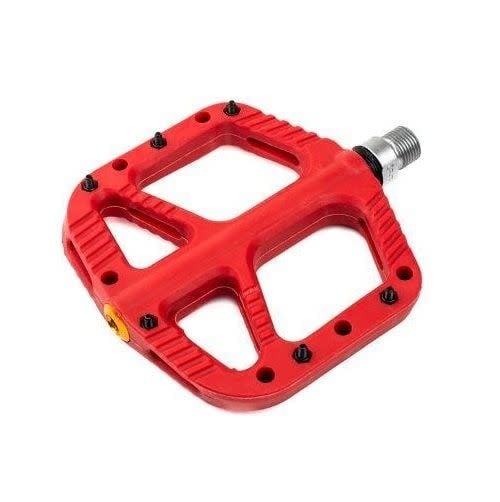 A picture of the red Ryfe Sasquatch MTB Pedal