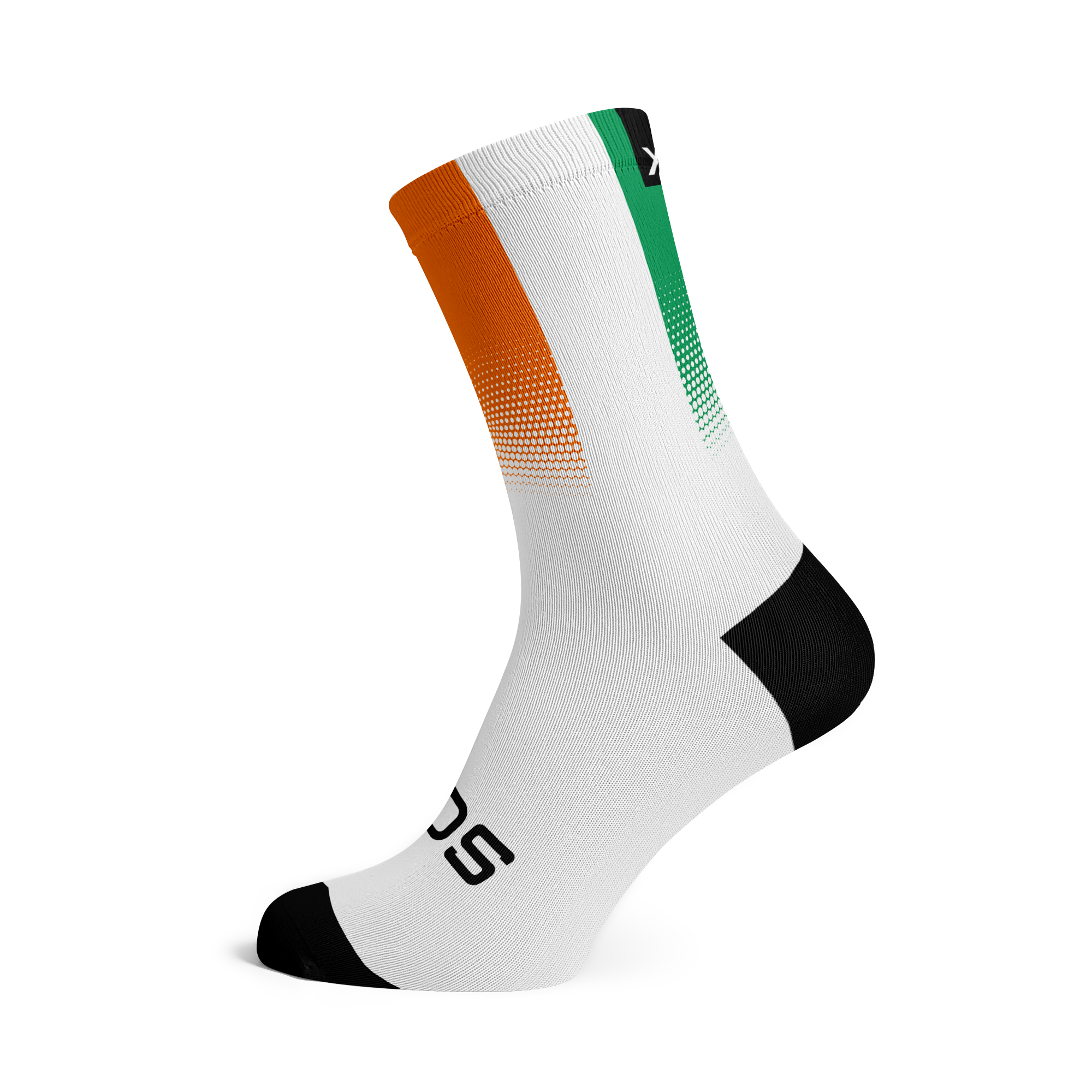 A picture of the Irish Flag Sox Socks