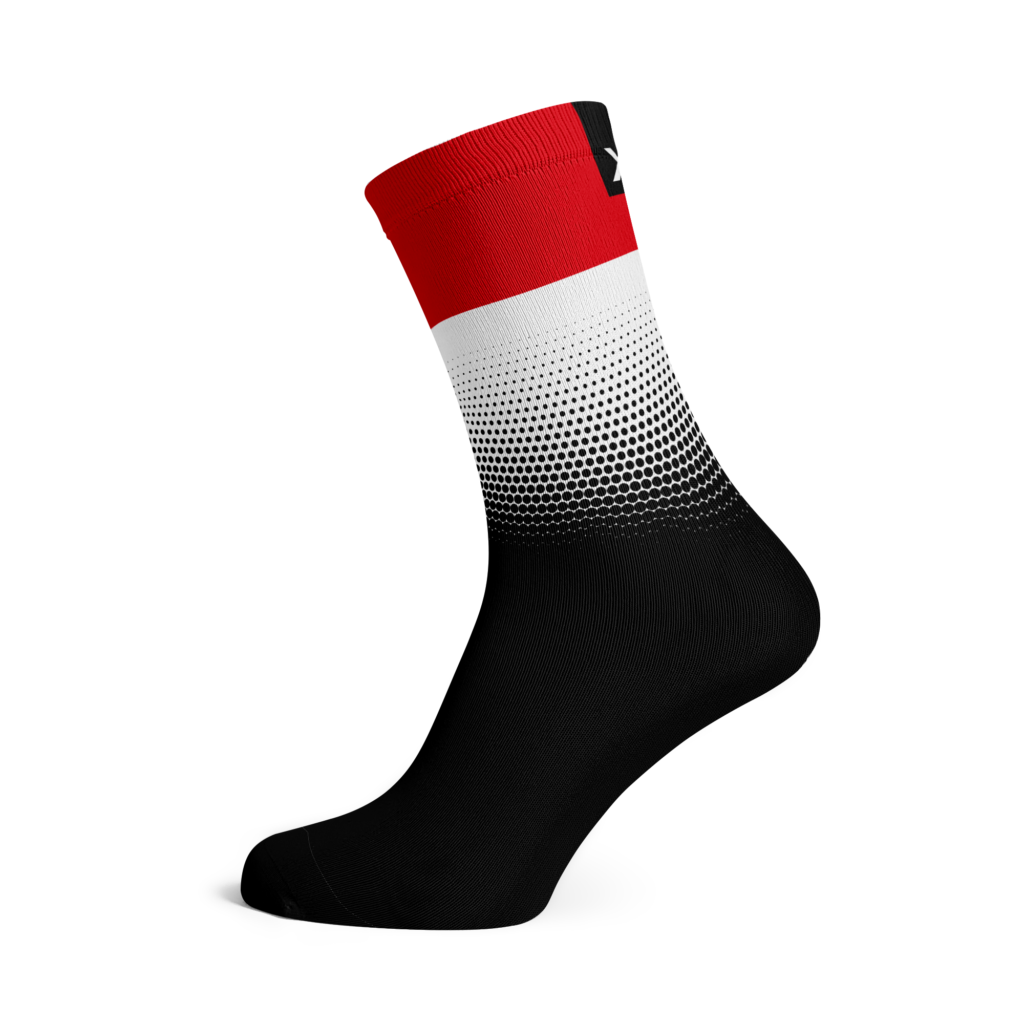A picture of the Sox Indonesia Flag Cycling Sock