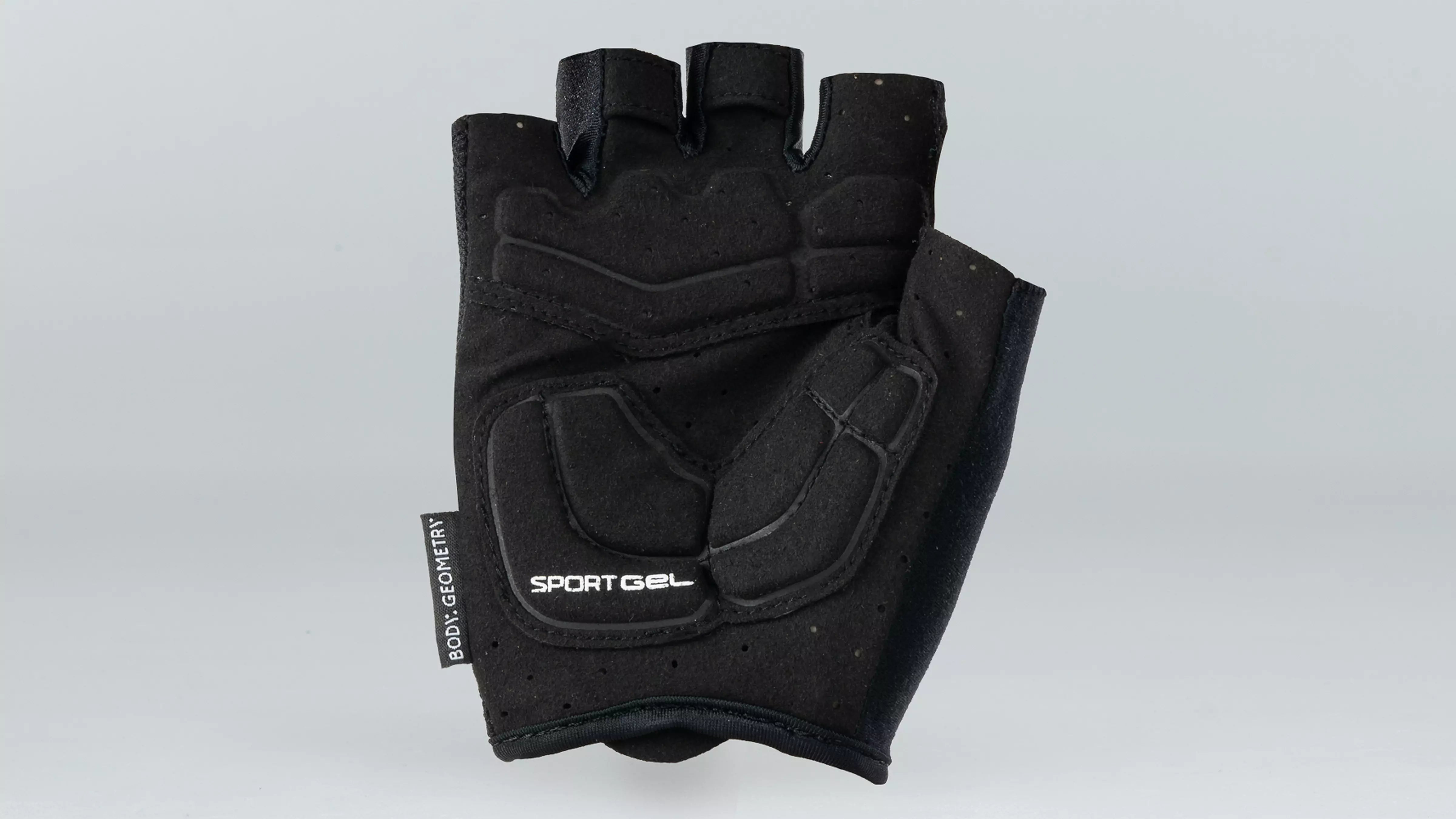 A picture of the palm of the Womens Specialized BG Sport Gel Gloves