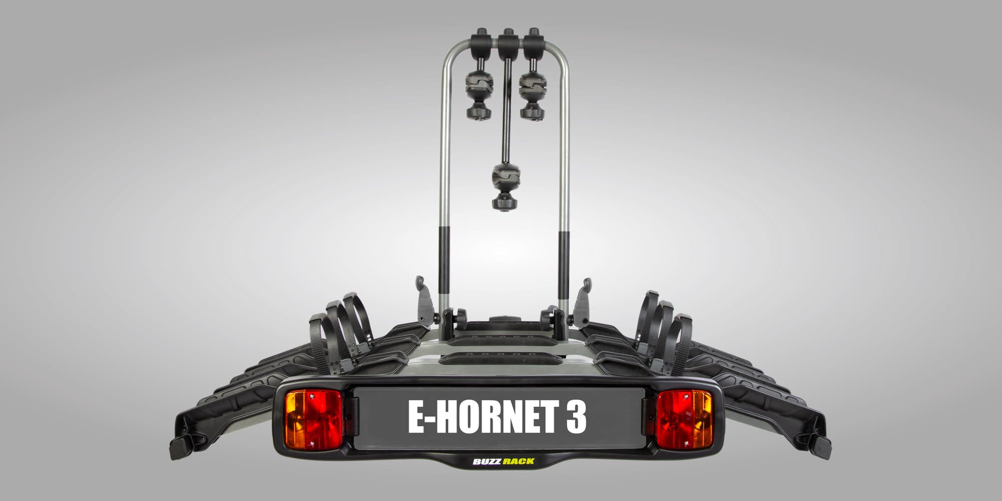 E-Hornet 3, 3-Bike Towball Mount eBike Platform Rack