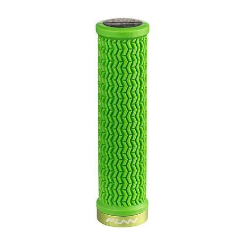 A picture of the green Funn Holeshot MTB Lockon Grips