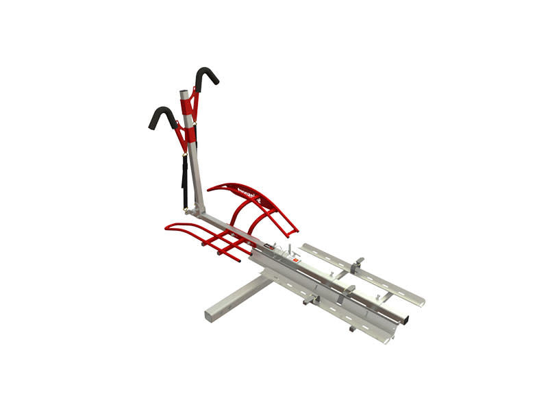 GS Urban 2-Bike Tow Bar Rack with Integrated Ramps