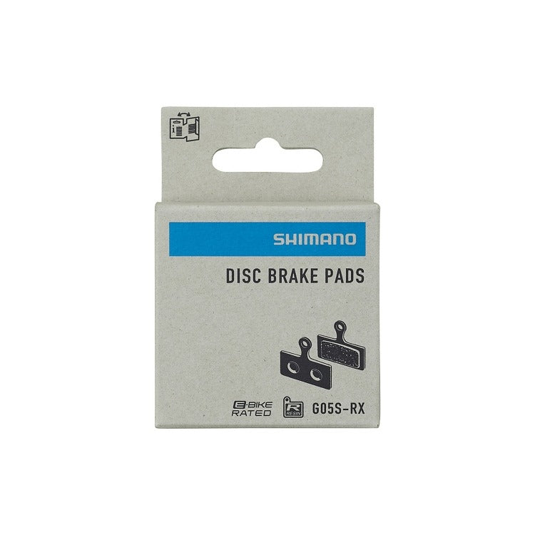 Shimano disc brake pads packaging on a white background