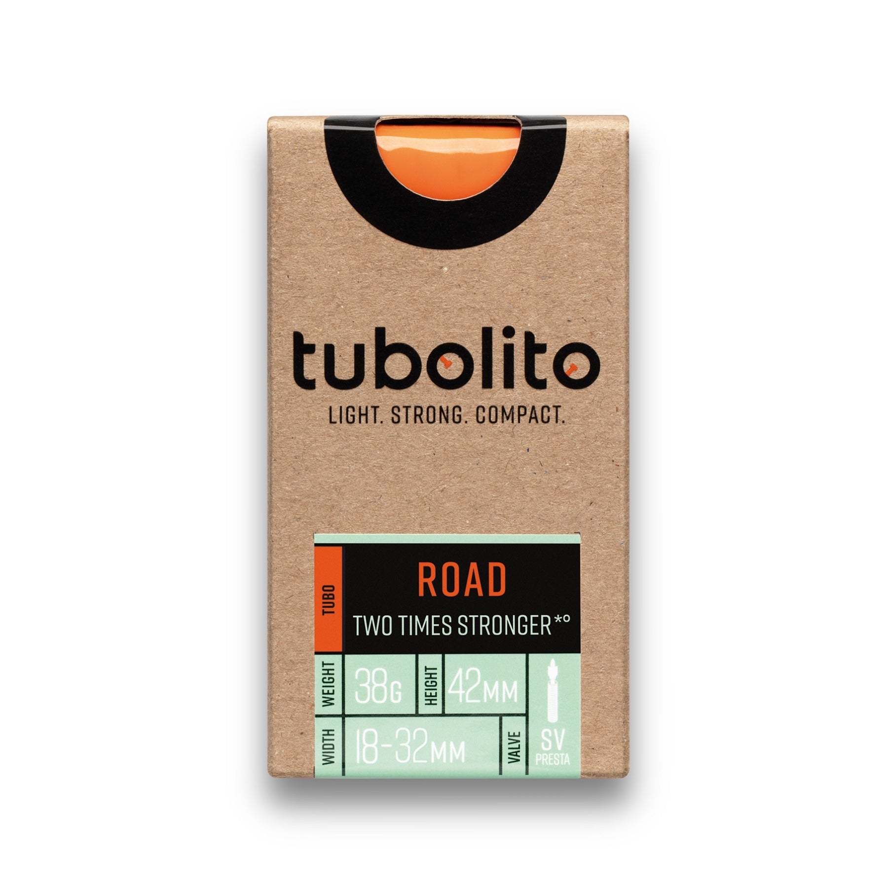 Tubolito Road TPU Tube in packaging against a white background