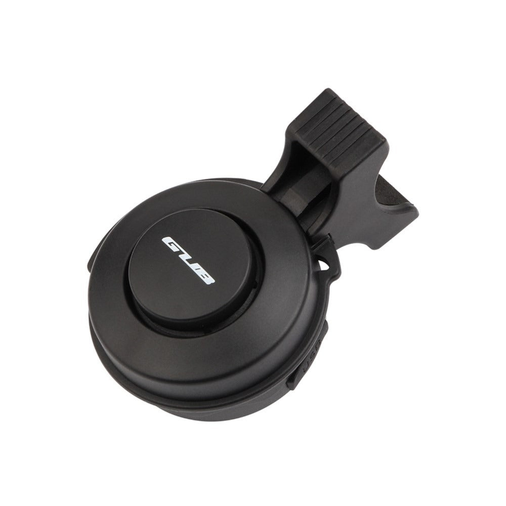 Black bike bell with a visible 'GUB" brand logo on a white background