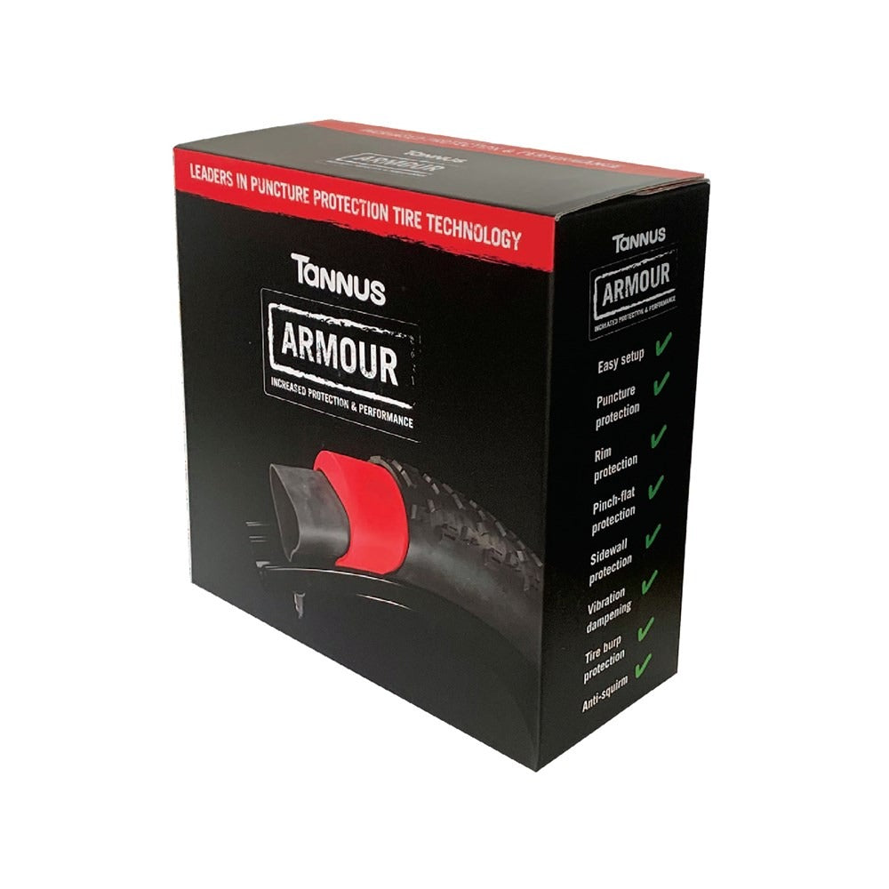 Tannus Armour tyre protection product packaging on a white background