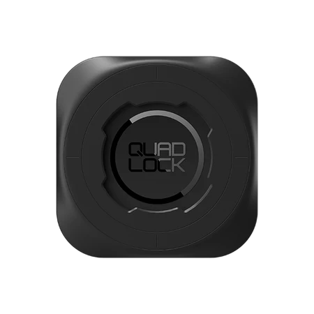 Black Quad Lock Phone Adapter on a white background