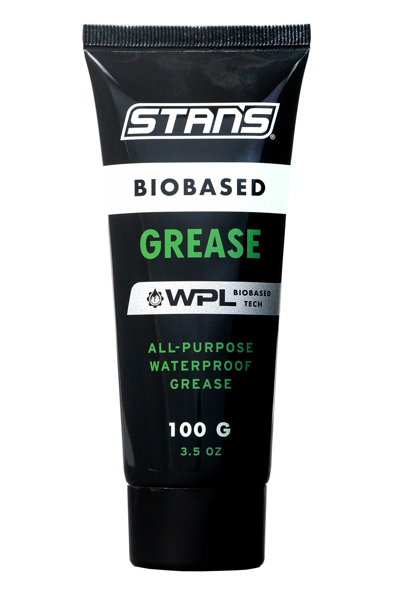 Tube of Stans Biobased Grease on a white background
