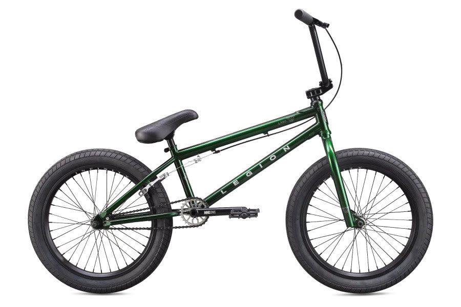 Green Mongoose Legion BMX Bike on a white background