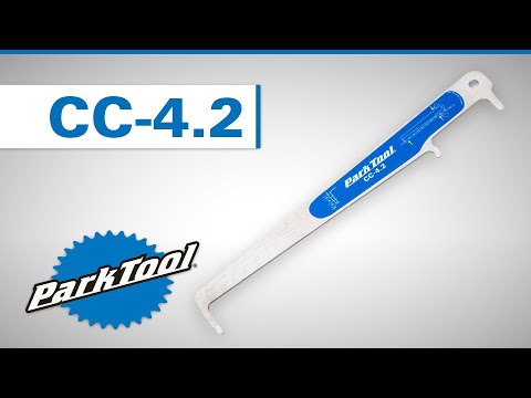 A video on how to use the Parktool cc-4.2 chain checker on a bicycle chain