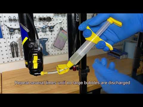 A video about how to bleed SRAM brakes