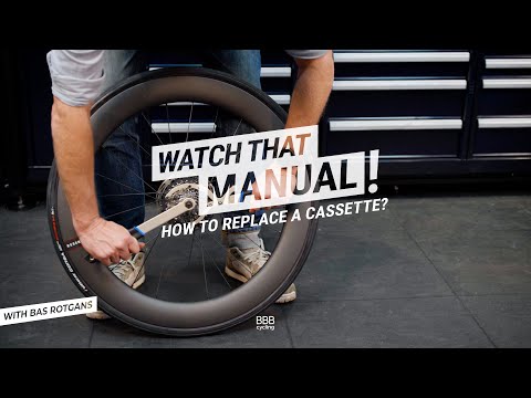 A video on how to replace a cassette on a bicycle