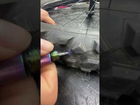 A video on how to fix your tubeless puncture with the Muc-Off Stealth Tubeless Puncture Plug Tool