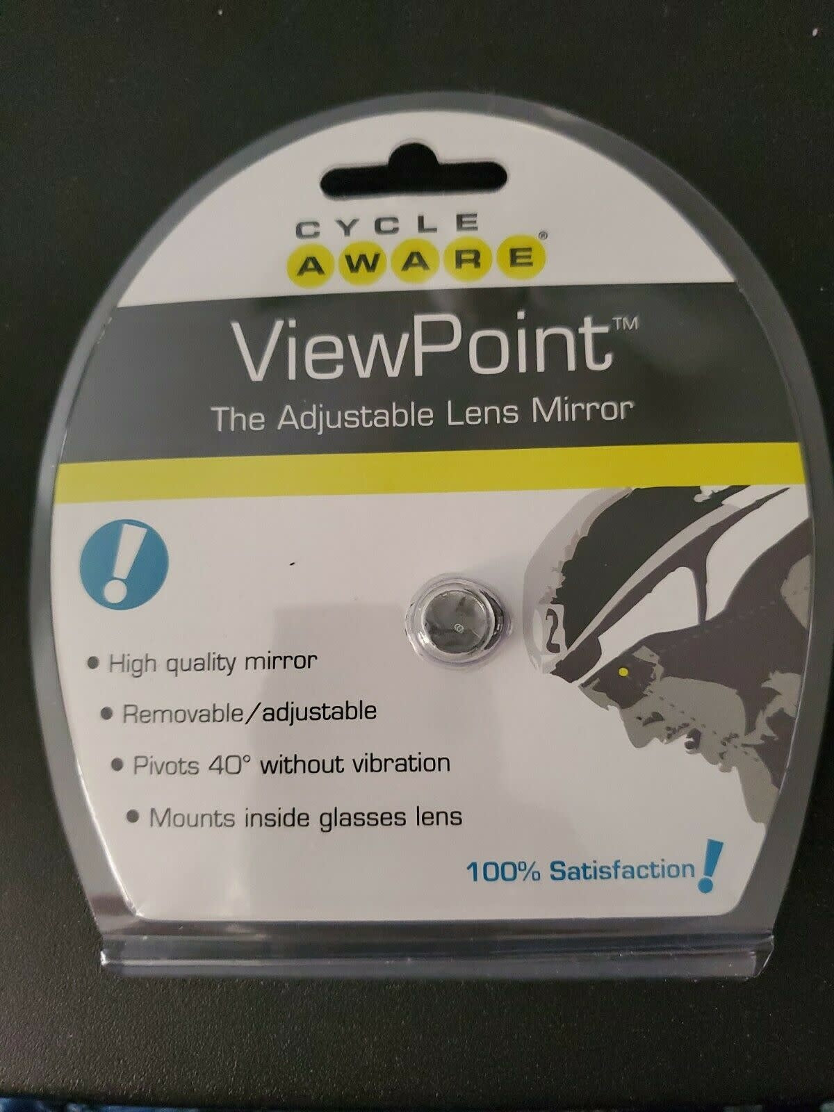 Viewpoint Adjustable Lens Bicycle Mirror