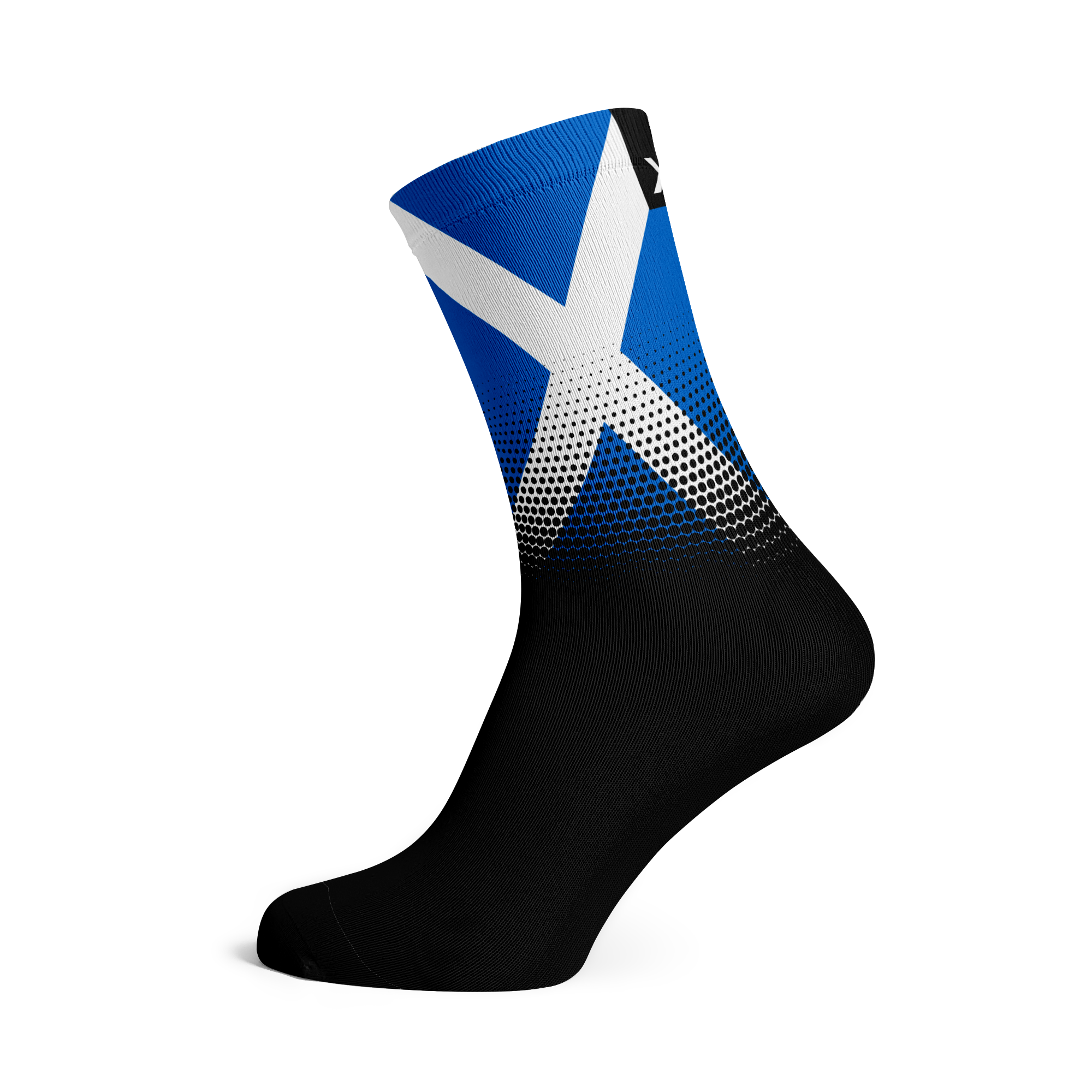 Flag Cycling Socks Black, Australian